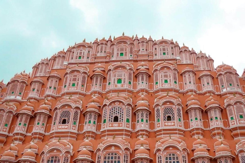 Jaipur: Ganztägige Sightseeingtour mit dem Auto und Guide