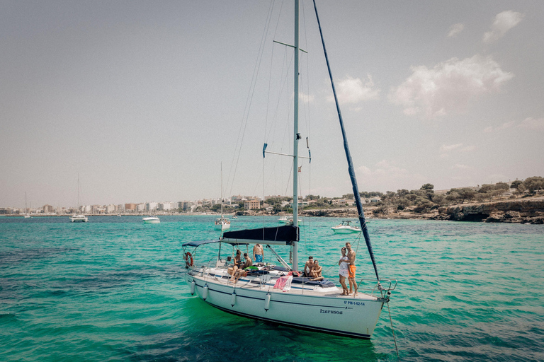 From can Pastilla : Sailing boat trip with Food &amp; Drinks