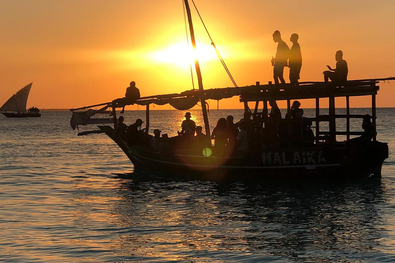 Zanzibar: Sunset Dhow Cruise From Nungwi & Kendwa Pick Up And Drop off From Anywhere