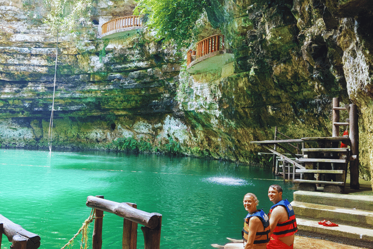 Valladolid: Chichen Itza + 2 Cenotes with Shared Transportation VALLADOLID: CHICHÉN ITZÁ + 2 CENOTES SHARED TRANSPORTATION