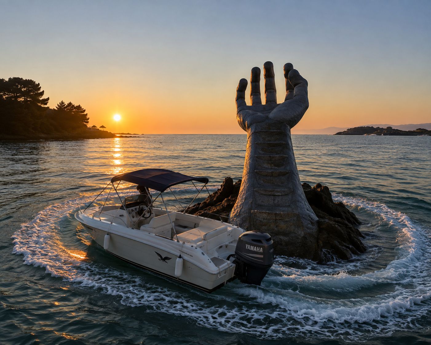 Ksamil: Bootstour zu den Inseln & türkisfarbenem Wasser