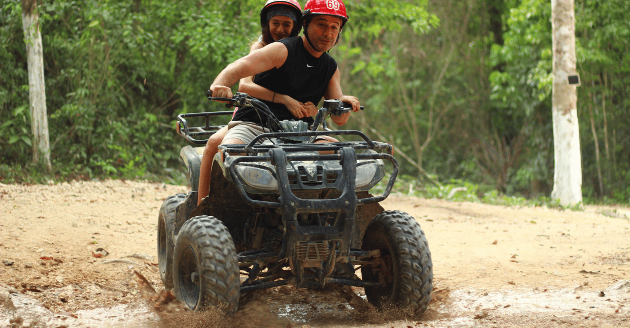 Solo ATV 4 Ziplines und Mittagessen mit Transport - Hizvo