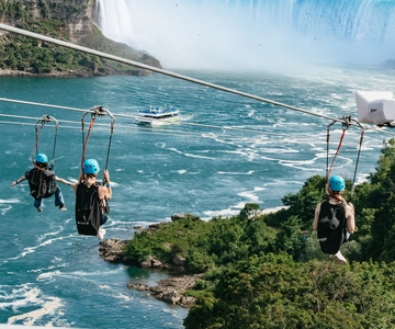 Niagarafälle, Kanada: Mit der Seilbahn zu den Fällen