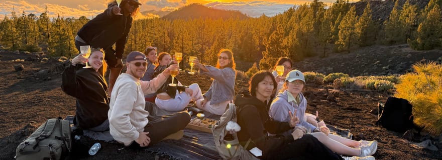 Teide : aventure au crépuscule avec pique-nique et étoiles