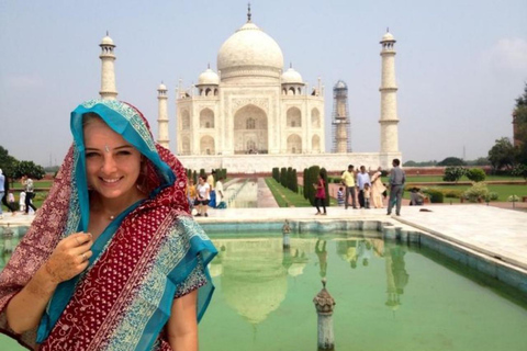 From Delhi: Taj Mahal Sunrise & Agra Fort Tour Skip The Line Delhi: Taj Mahal Sunrise & Agra Fort Tour with Car & Guide