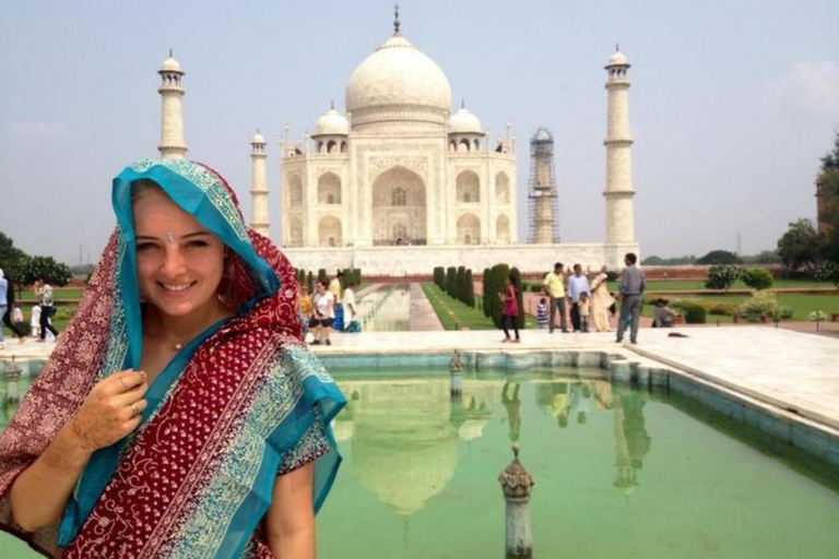 From Delhi: Taj Mahal Sunrise & Agra Fort Tour Skip The Line Delhi: Taj Mahal Sunrise & Agra Fort Tour with Car & Guide