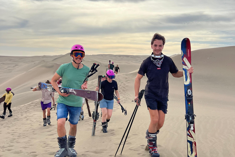 Huacachina: Sandboarding, Sunset, Picnic, Drinks, and Party in the Dunes Huacachina: Desert Escape, Sunset Picnic, Drinks, & After Party