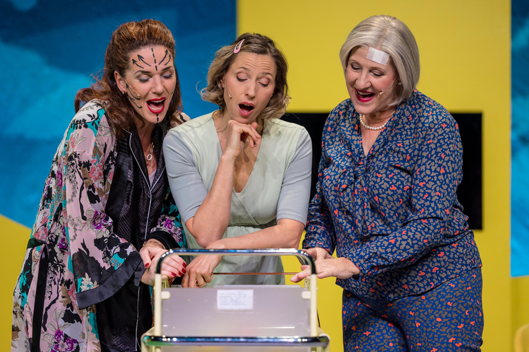 Bilhete para a comédia &#039;Himmlische Zeiten&#039; no COMÖDIE DresdenBilhete para a comédia «Himmlische Zeiten» (Tempos Celestiais) no COMÖDIE Dresden