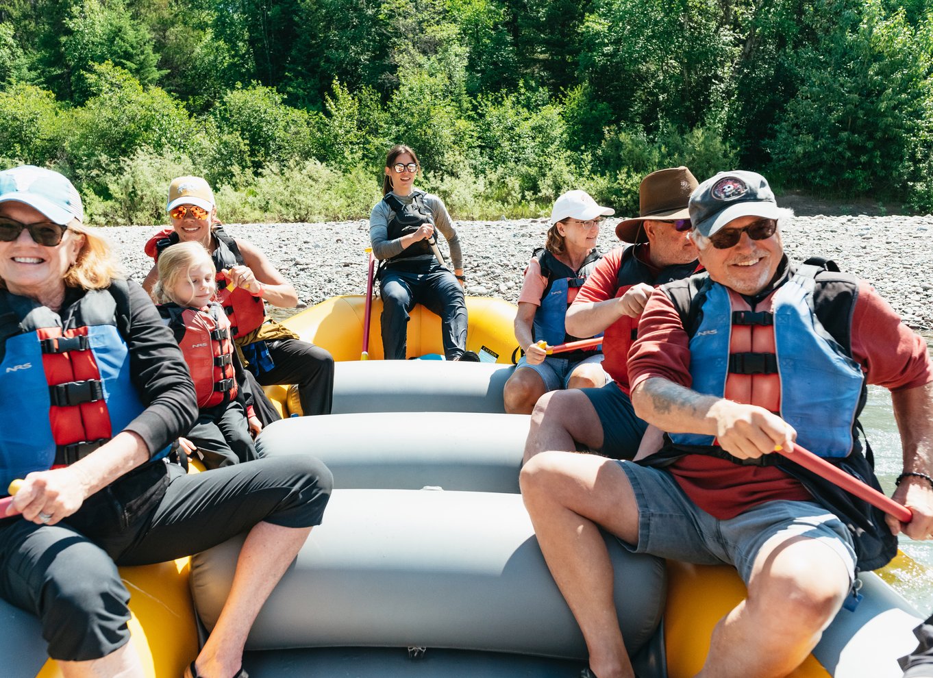 West Glacier: Naturskøn rafting i Glacier National Park