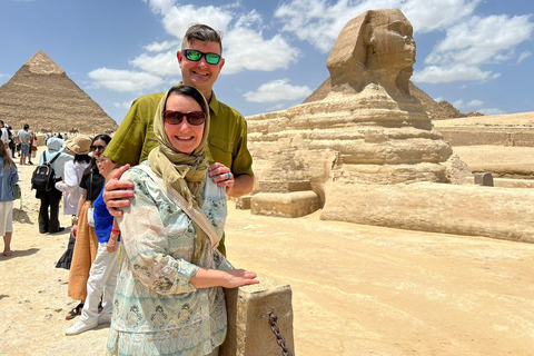 VISITE D&#039;UNE JOUNÉE : PYRAMIDES DE GIZA, SPHINX, SAQQARA ET MEMPHIS