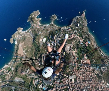 Paragliding Tandem Taormina + Video/Foto e GoPro + Acrobazia