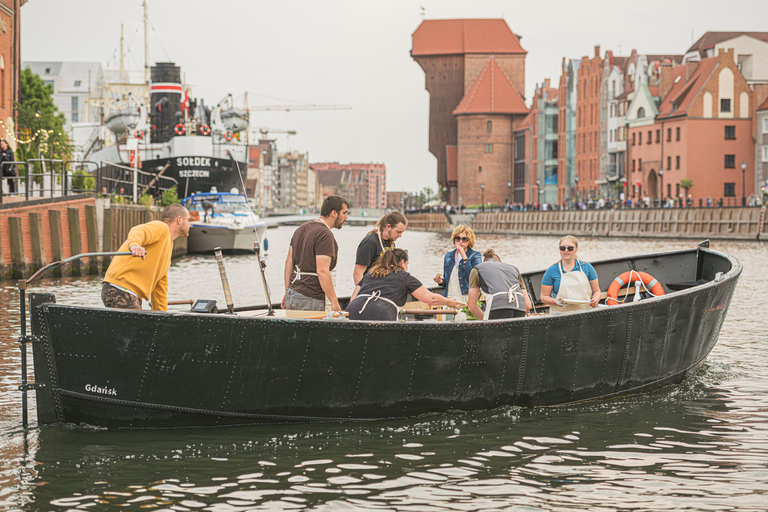 Gdańsk: Motławakryssning med pierogiprovning
