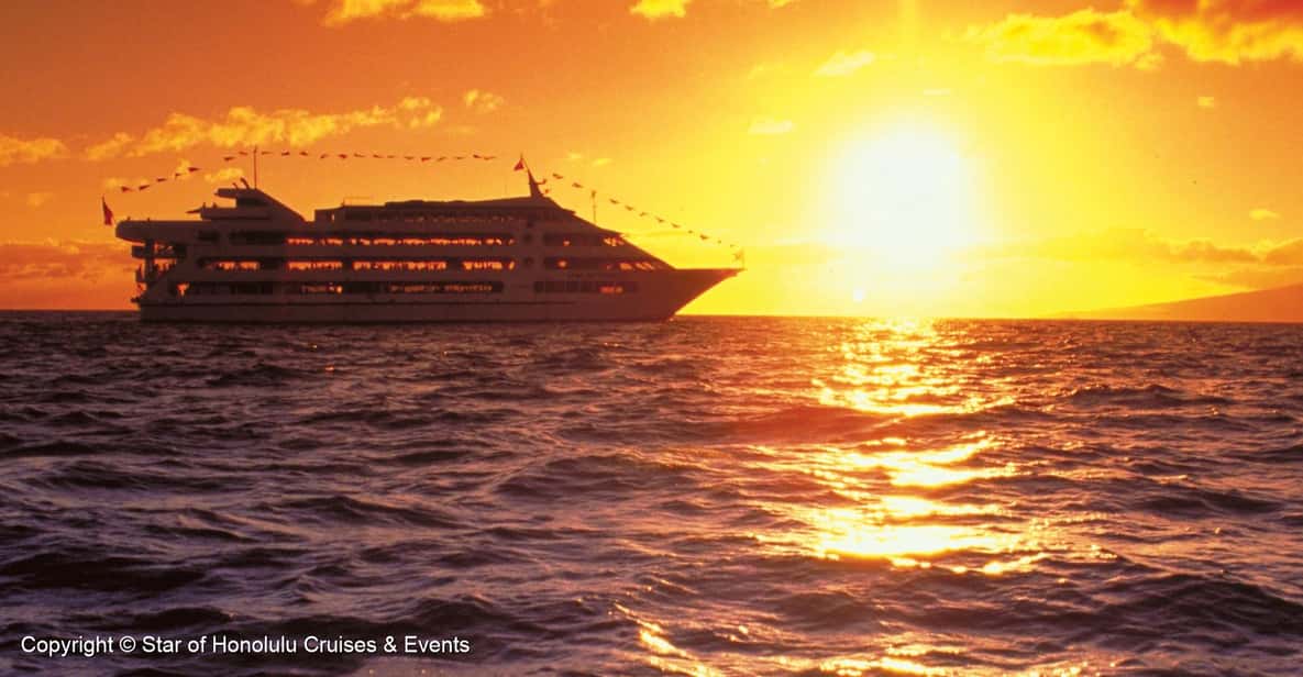 Sunset 5-Course Dinner Cruise with Entertainment — a boat tour from Honolulu, USA