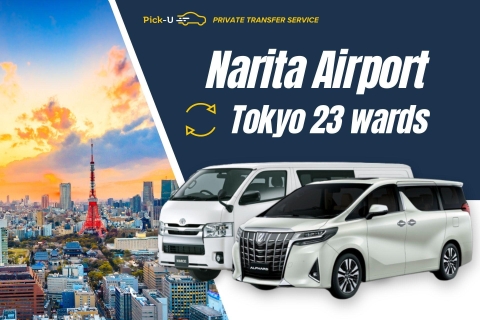 Narita Airport - Tokyo 23 Wards Private One-way Transfer NRT Airport Pickup (Up to 5 People)