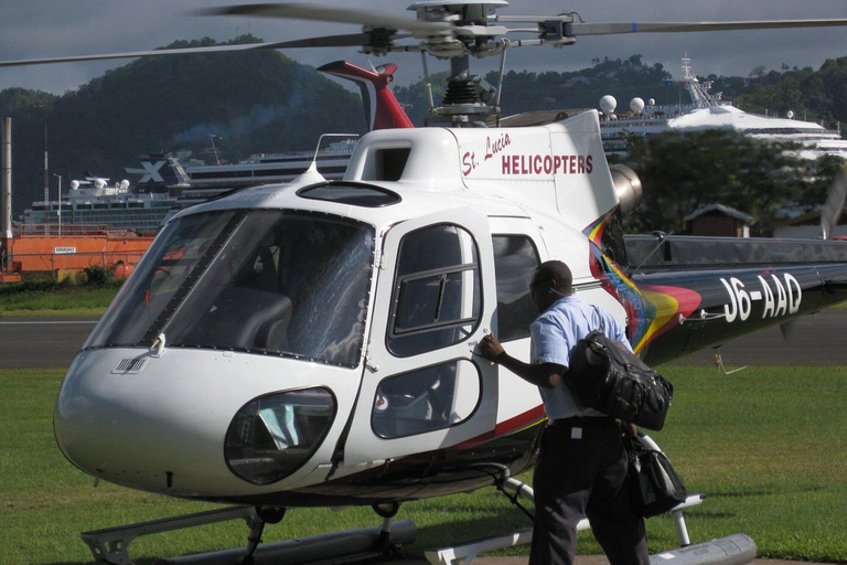 Santa Lucía Excursión panorámica en helicóptero por la Isla Sur