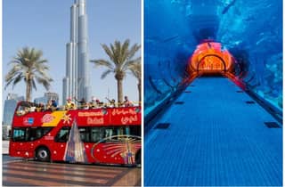 City Sightseeing Dubai Hop-On Hop-Off Bus + Aquarium Entry