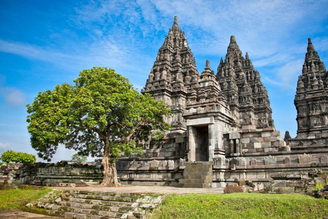 Pedala al tramonto al tempio di Plaosan e a quello di PrambananPedala al tempio di Plaosan e a Prambanan al tramonto