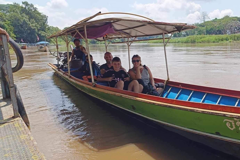 Chiang Rai: 1-Day Trekking and Longtail Boat Trip