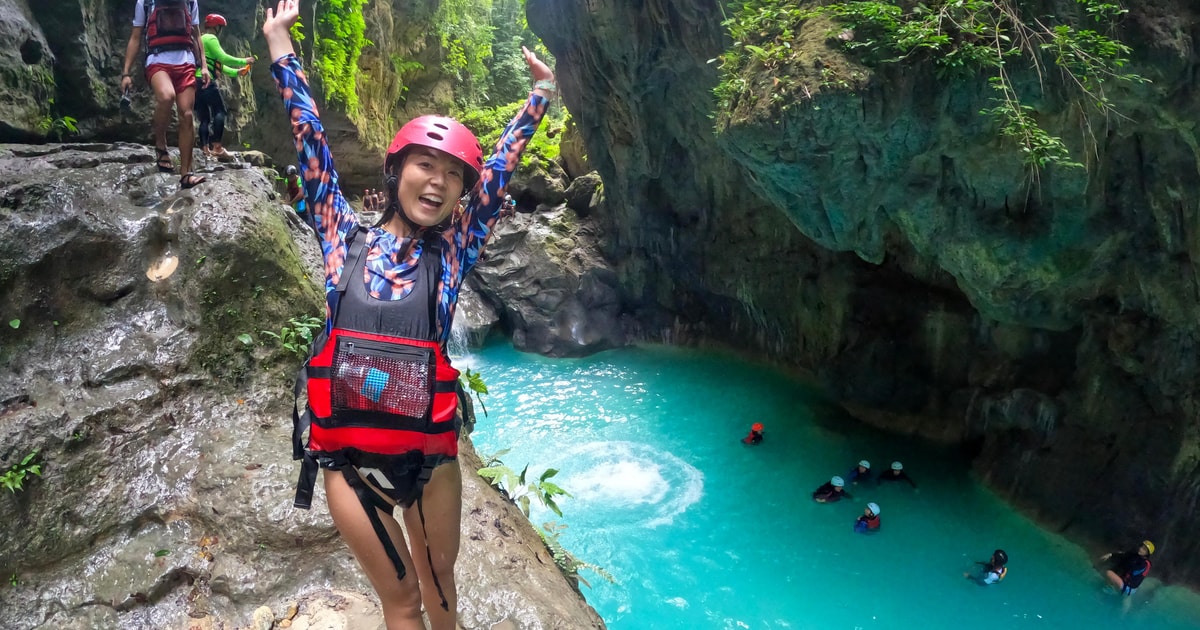 Kawasan Canyoning And Moalboal Sardine Run Sea Turtles Tour Getyourguide