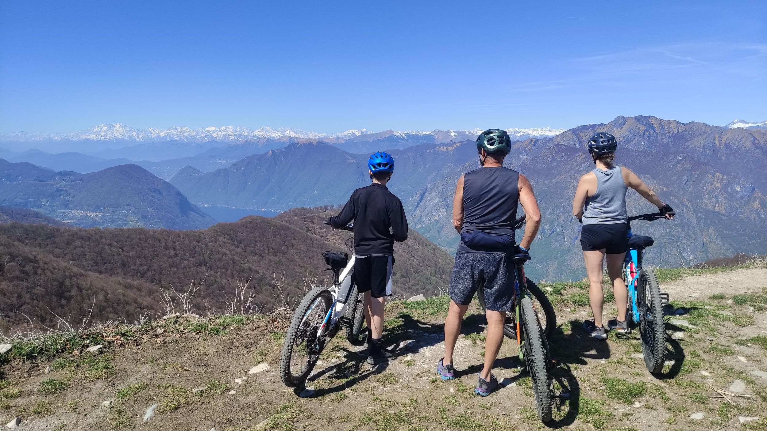 Luganersee: Geführte Panorama-E-Bike-Tour