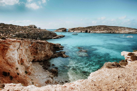 Malta: Roundtrip Ferry to Comino Blue Lagoon w/Gozo OptionFrom Marfa: Marfa—Comino Blue Lagoon—Marfa