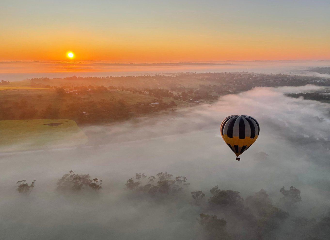 Perth til Northam: Ballonflyvning inklusive shuttlebus