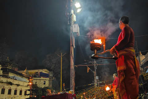 Kathmandu: Pashupatinath Temple Evening Aarati & Cremation
