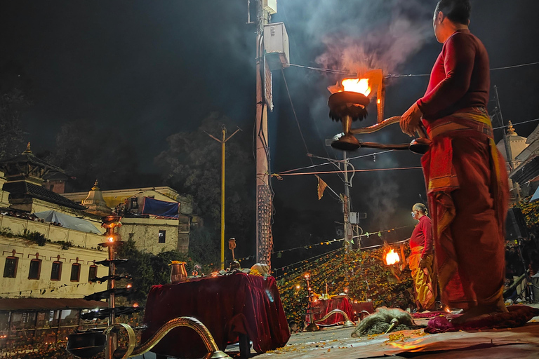Kathmandu: Pashupatinath Temple Evening Aarati & Cremation