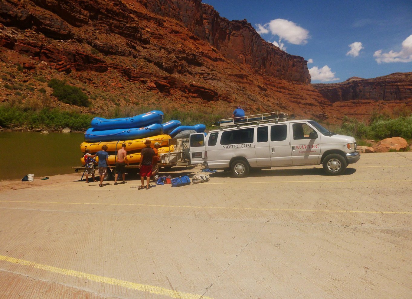 Fra Moab: Guidet raftingtur i Colorado River