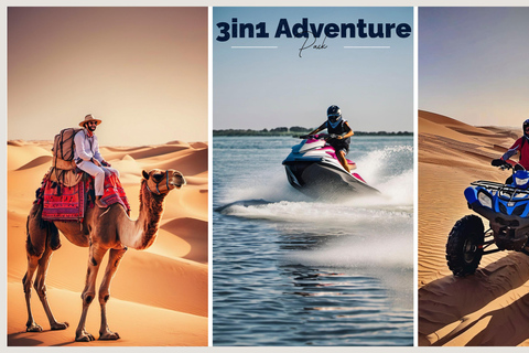 3 Activities in 1 Day: Camel Ride, Jet Ski and Quad Biking