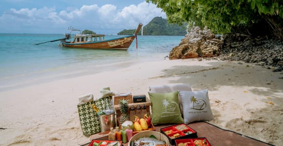 Krabi: 4-Islands Luxury Longtail Boat Private Full Day Tour