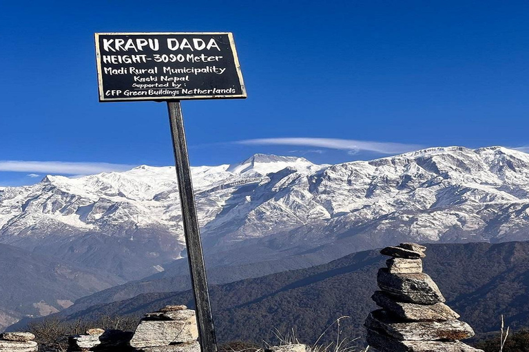 Pokhara: 2-Day Krapu Danda Trek with Guide and Meals Pokhara: 2-Day Krapu Danda Trek with Meals on self pay