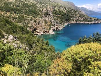 Sentiero mediterraneo del Cilento E12 Tour in barca Trekking con guida
