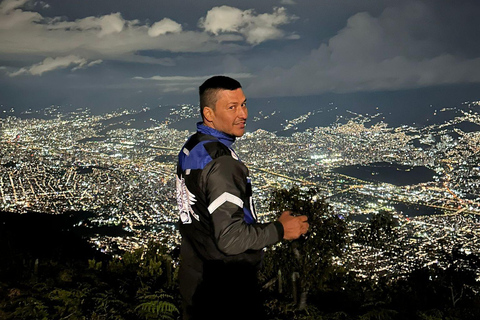 Balcones viewpoint in Arví Park, the best panoramic view of Medellín.