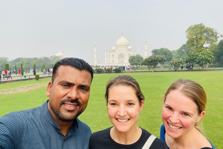 Agra: Visita guiada sin colas al Taj Mahal y al Fuerte de Agra