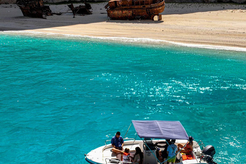 Zakynthos: Shipwreck and Caves Boat Rental Without Skipper Zakynthos: Shipwreck and caves private boat without captain