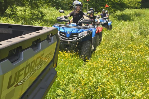 Lake Laceno: Wonderful Guided Quad Tour through Forests and Dirt Trails Lake Laceno: Wonderful guided quad tour through woods and along dirt tracks