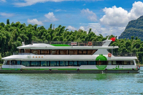 Guilin: Li River 4-Star Cruise with Buffet Lunch Li River 4-Star Cruise+Ten‑Mile Gallery Cycling