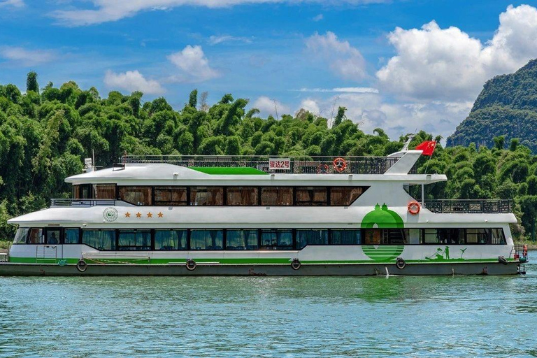 Guilin: Li River 4-Star Cruise with Buffet Lunch Li River 4-Star Cruise+Ten‑Mile Gallery Cycling