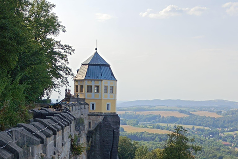 From Dresden: Table mountains Lilienstein & Königstein tour
