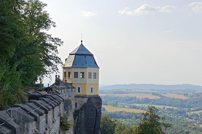 From Dresden: Table mountains Lilienstein & Königstein tour