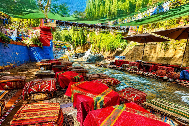 Marrakech: Ourika Waterfall, Atlas Mountain, Pottery & Lunch Private Ourika valley Tour with Guide & lunch included