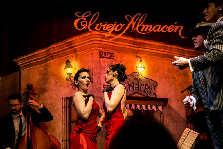 Buenos Aires: Tango - El Viejo Almacén ! The first and most traditional show The Old Traditional Warehouse! Dinner + Drinks + Round-trip Transfer