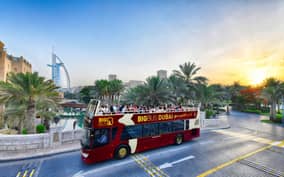 Dubai: Big Bus Hop-On Hop-Off Tour & Optional Dhow Cruise