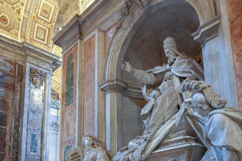 Rome: St. Peter’s Basilica & Underground Tombs Tour Group Tour in French