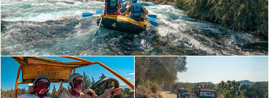 Aventure en rafting avec activités extrêmes en option au départ d'Antalya