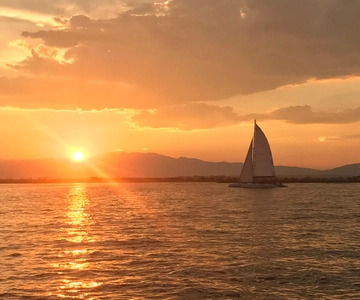 Palma de Mallorca: Sunset Sailing Catamaran Trip with Drink