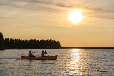 Rovaniemi: Canoe Trip under the Midnight Sun