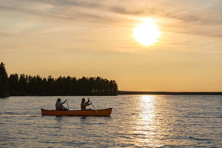Rovaniemi: Canoe Trip under the Midnight Sun