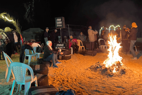 Ksar Ghilaine: Jantar ao pôr do sol e noite estrelada no deserto